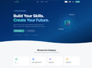 Edio Academy – Educational Platfor