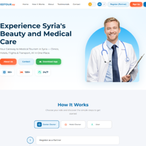 MedTour Syria – Medical Tourism Platform