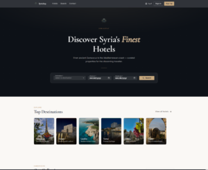 SyriaStay – Hotel Booking Platform
