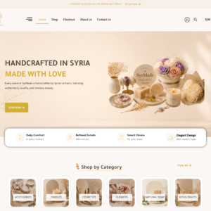 SyrMade – Syria Handmade E-Commerce Platform